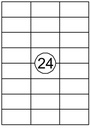 Etiket Quantore 70x37mm 2400stuks