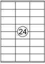 Etiket Quantore 70x36mm 2400 stuks