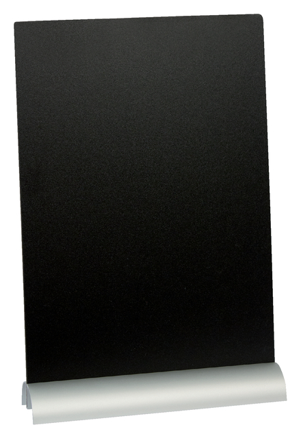 Krijtbord Securit A4 290x210x60mm voet aluminium