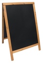 Stoepbord Securit 550x850x30mm teak hout