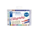 Kalligrafiepen Staedtler duo punt 2.0 en 3.5mm 24 kleuren
