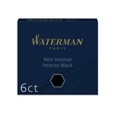 Inktpatroon Waterman internationaal zwart pak à 6 stuks