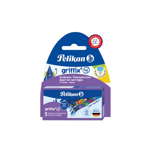 [609603] Inktpatroon Pelikan Griffix blauw op blister