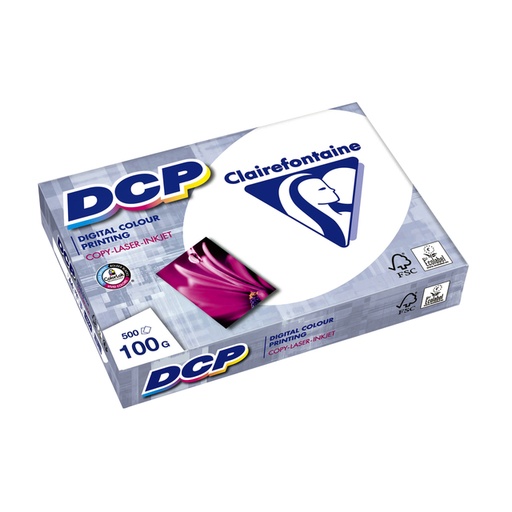 [130120] Laserpapier Clairefontaine DCP A4 100gr wit 500 vel