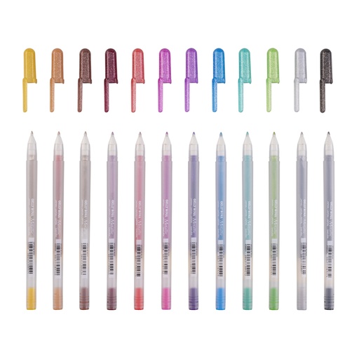 [612657] Gelschrijver Sakura Gelly Roll Metallic set à 12 kleuren