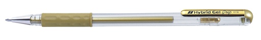 [614149] Gelschrijver Pentel K118 Grip medium goud