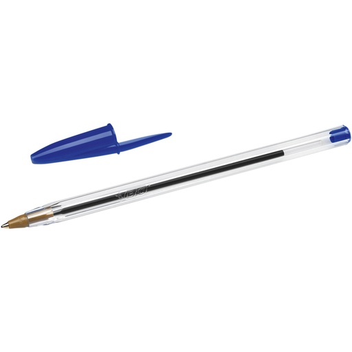 [616103] Balpen Bic Cristal medium blauw