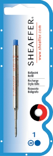 [626043] Balpenvulling Sheaffer medium blauw blister à 1 stuk