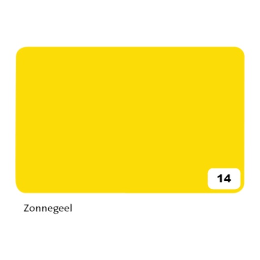 [141675] Fotokarton Folia 2-zijdig 50x70cm 300gr nr14 zonnegeel