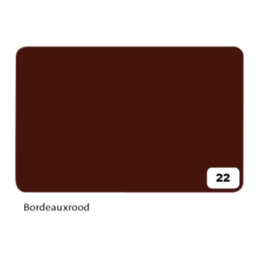 [141682] Fotokarton Folia 2-zijdig 50x70cm 300gr nr22 bordeaux rood