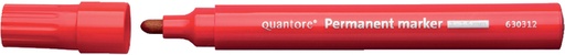 [630312] Permanent marker Quantore rond 1-1.5mm rood