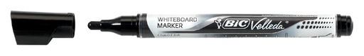 [630591] Whiteboardmarker Bic Velleda liquid rond medium zwart