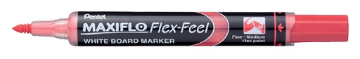 [630662] Whiteboardmarker Pentel MWL5SBF Maxiflo rond 1.5-4.5mm rood