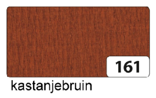 [141857] Crêpepapier Folia 50x250cm 10vel 161 kastanjebruin