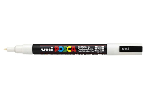[630956] Verfstift Posca PC3M fijn wit