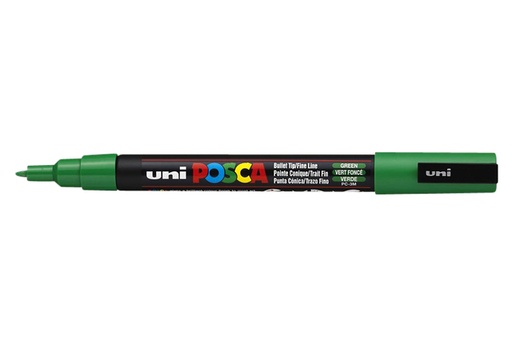 [630962] Verfstift Posca PC3M fijn donkergroen