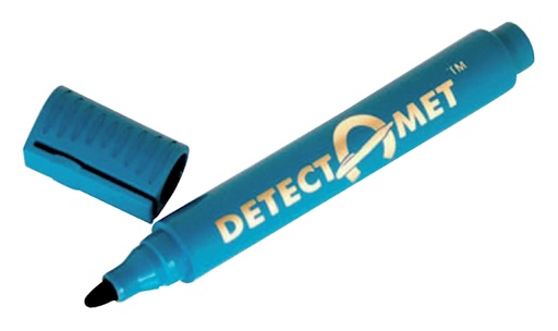 [630970] Permanent marker detectie Detectamet rond blauw
