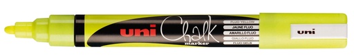 [631181] Krijtstift Uni-ball chalk rond 1.8-2.5mm fluor geel