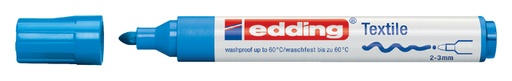 [631443] Textielmarker edding 4500 rond 2-3mm lichtblauw