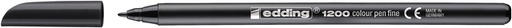 [632521] Fineliner edding 1200 001 fijn zwart