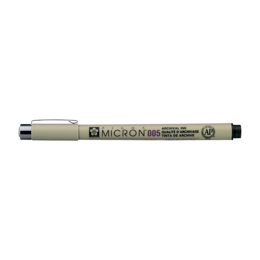 [632581] Fineliner Sakura Pigma Micron 005 0.2mm zwart