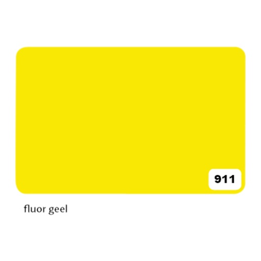 [142155] Etalagekarton Folia 1-zijdig 48x68cm 380gr nr911 fluor geel
