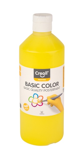 [142285] Plakkaatverf Creall basic geel 500ml