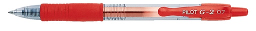 [636172] Gelschrijver PILOT G-2 medium rood