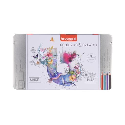 [640021] Kleurpotloden Bruynzeel 70-delig assorti
