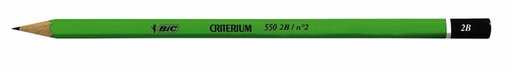 [640364] Potlood Bic Criterium 550 zeshoekig 2B
