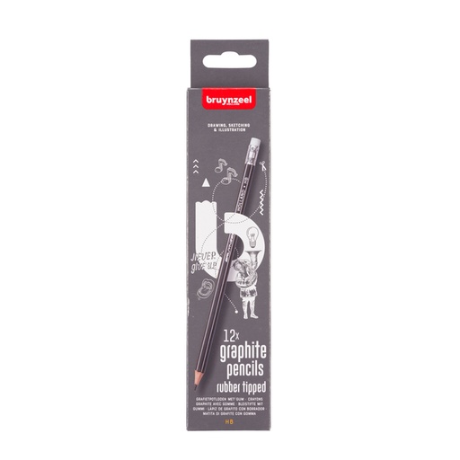 [640409] Potloden Bruynzeel Teens 6 hardheden