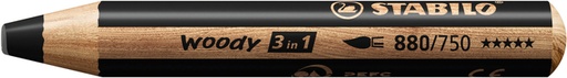 [640461] Kleurpotloden STABILO 880 woody 3 in 1 multitalent zwart