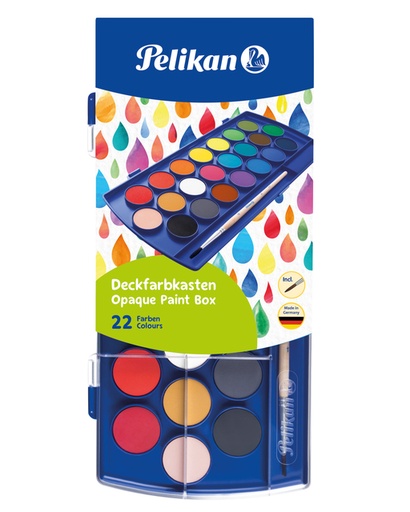[640611] Waterverfdoos Pelikan 721670 22 napjes