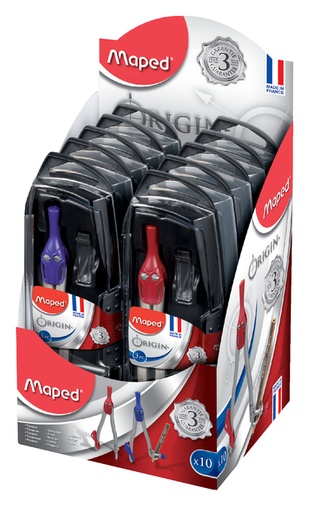 [710004] Passer Maped Origin 3delig display á 10 stuks assorti