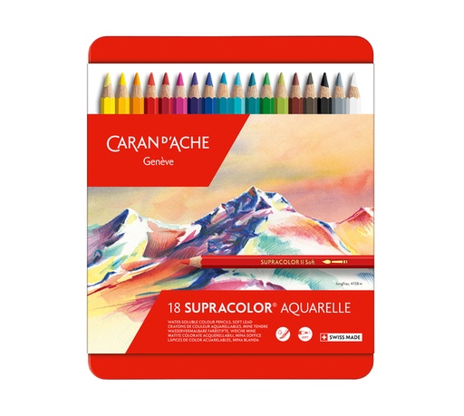 [710718] Kleurpotloden Caran d'Ache Supracolor 18 stuks assorti