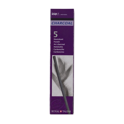 [710960] Houtskool Bruynzeel Design zwart 5 stuks