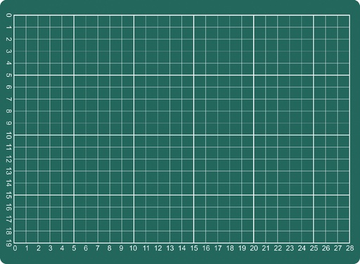 [722276] Snijmat A4 300x220mm groen