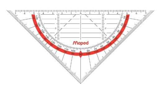 [736317] Geodriehoek Maped Geo-Flex 16cm