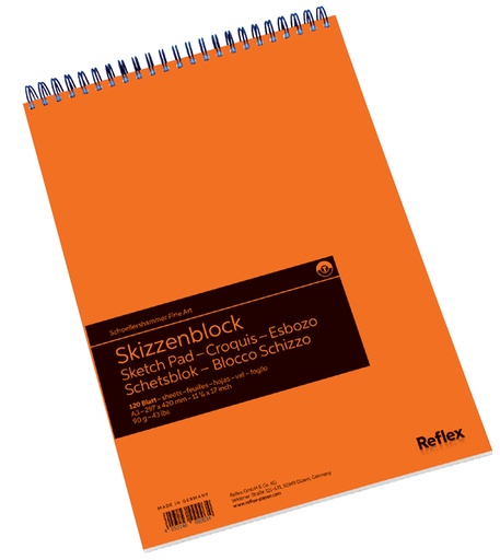 [744012] Schetsblok Schoellershammer A3 spiraal 120 vel 90gr