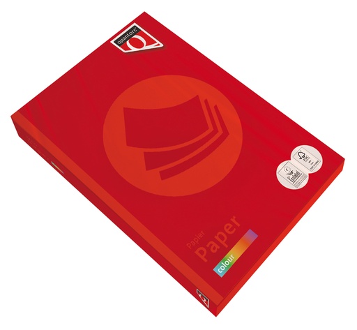 [746062] Kopieerpapier Quantore Colour A4 120gr felrood 250 vel