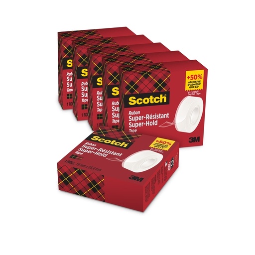 [801117] Plakband Scotch 700 Super Hold 19mmx25.4m transparant
