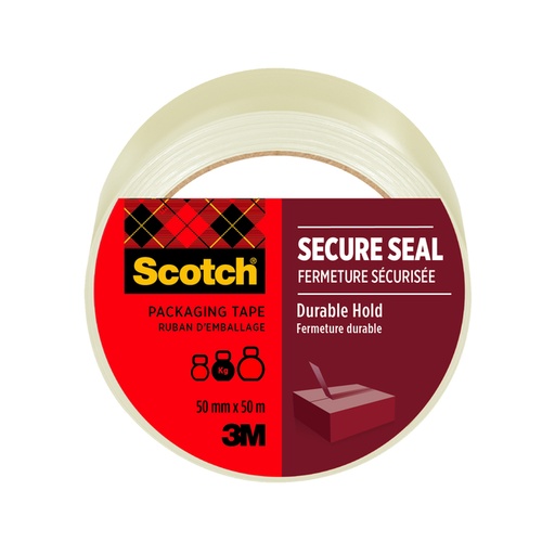 [803550] Verpakkingstape Scotch Secure Seal 50mmx50m transparant