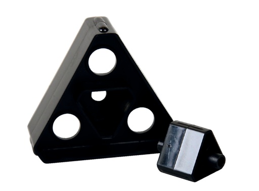 [807027] Plakbandhouderkern KW-trio voor 33m en 66m zwart