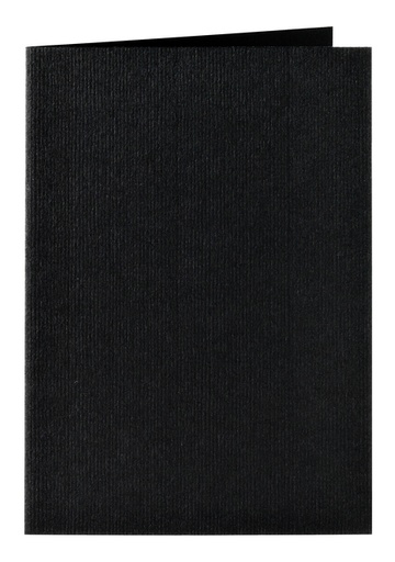 [177050] Correspondentiekaart Papicolor dubbel 105x148mm ravenzwart pak à 6 stuks