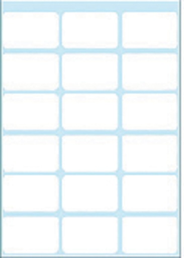 [815300] Etiket HERMA 3746 17x26mm wit 126 stuks