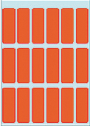 [818029] Etiket HERMA 3652 12x34mm rood 90 stuks