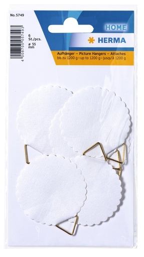 [818106] Hanghaakje HERMA 5749 55mm 6stuks