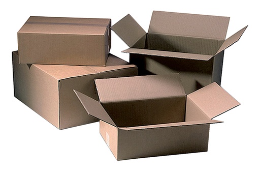 [820425] Amerikaanse vouwdoos CleverPack 500x400x300mm B-golf bruin 25 stuks