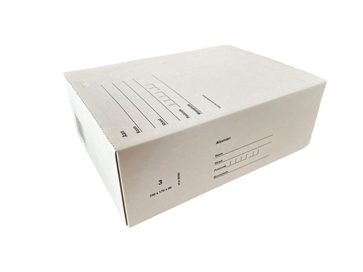 [820481] Postpakketbox IEZZY 3 240x170x80mm wit