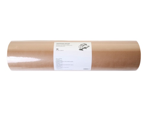 [820492] Inpakpapier IEZZY 70gram 70cmx220m kraft bruin